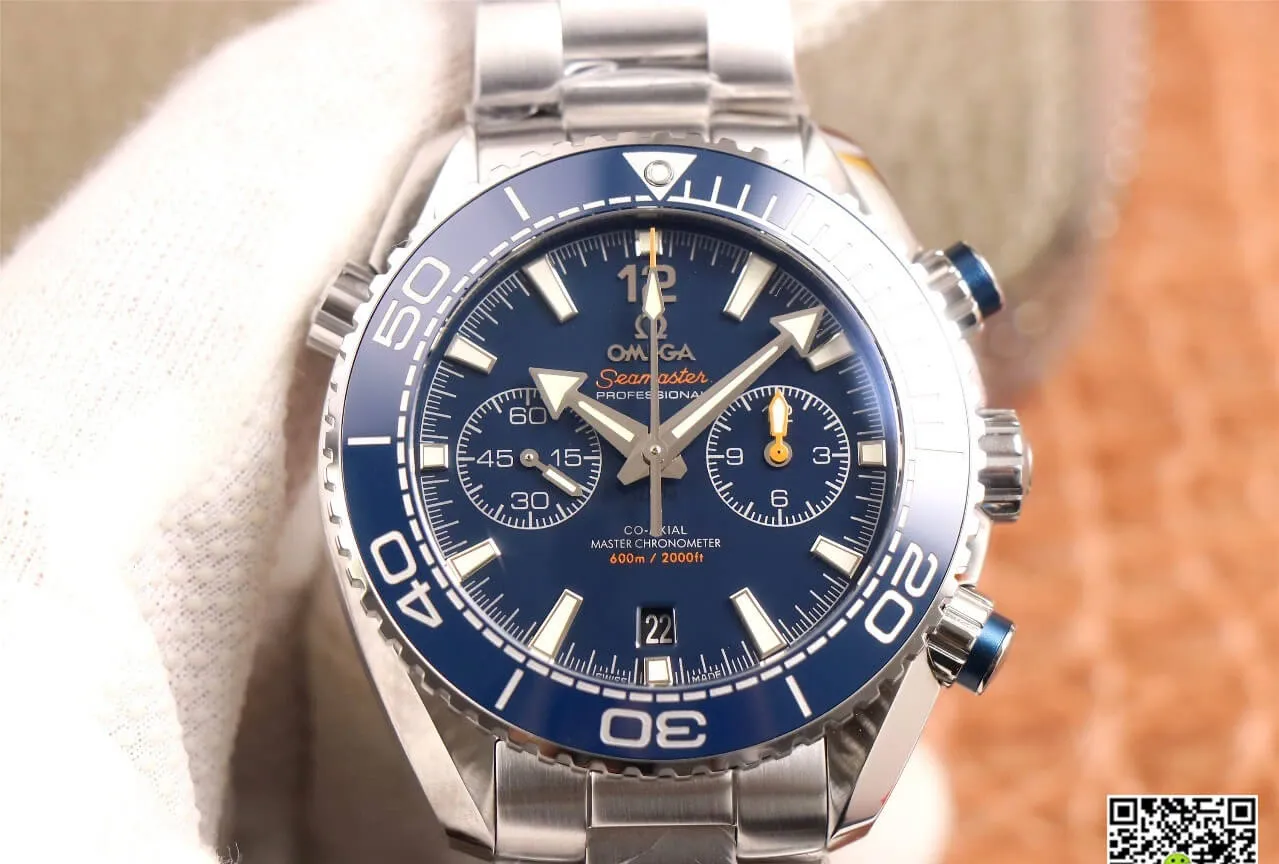 Omega Seamaster 215.30.46.51.03.001 OM Factory 1:1 Best Edition Replica Watch V3 Blue Bezel